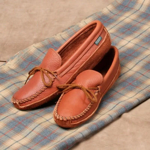 Men’s leather, moccasins, barely worn! Handmade Moccasin Leather Upper Slippers for Men for sale | eBay main image 4
