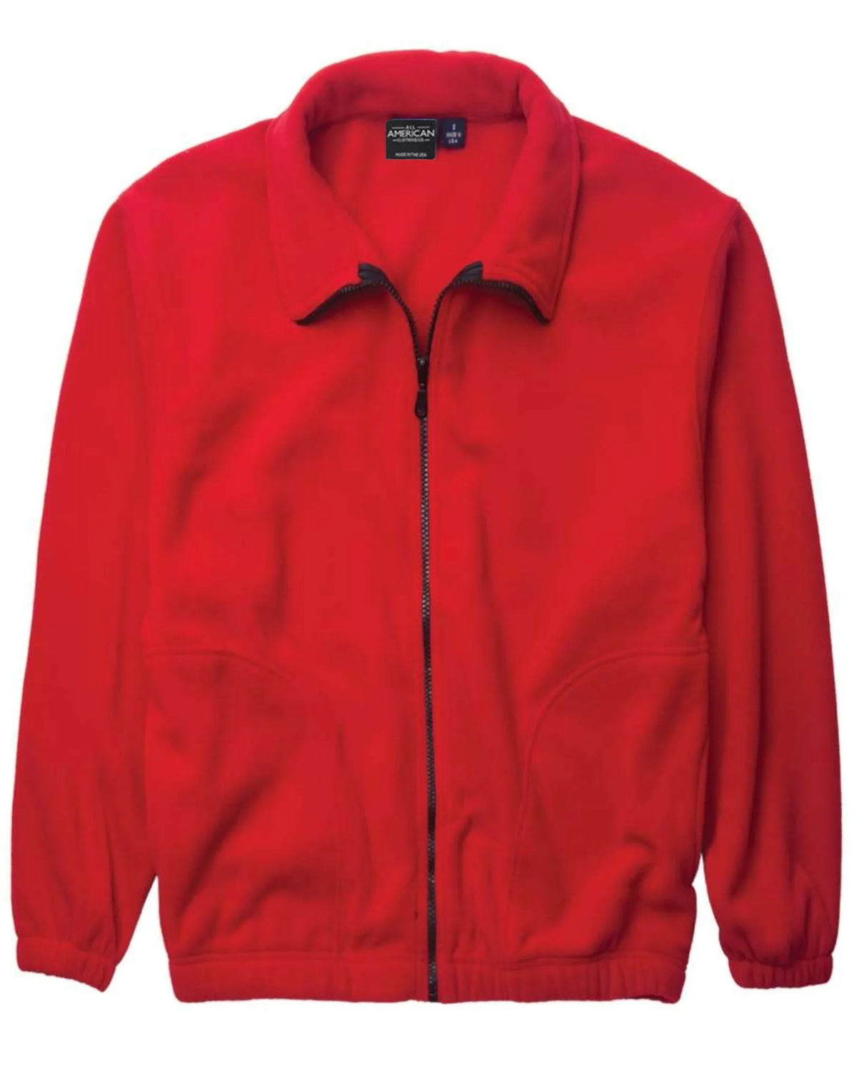 Men's Full Zip Fleece Jacket - All American Clothing Co