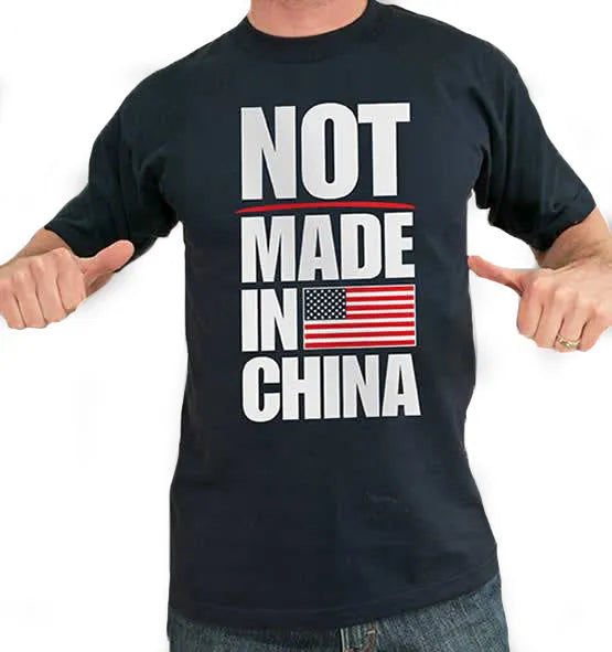 Not Made in China - 100% Cotton Heavyweight T-Shirt Bayside