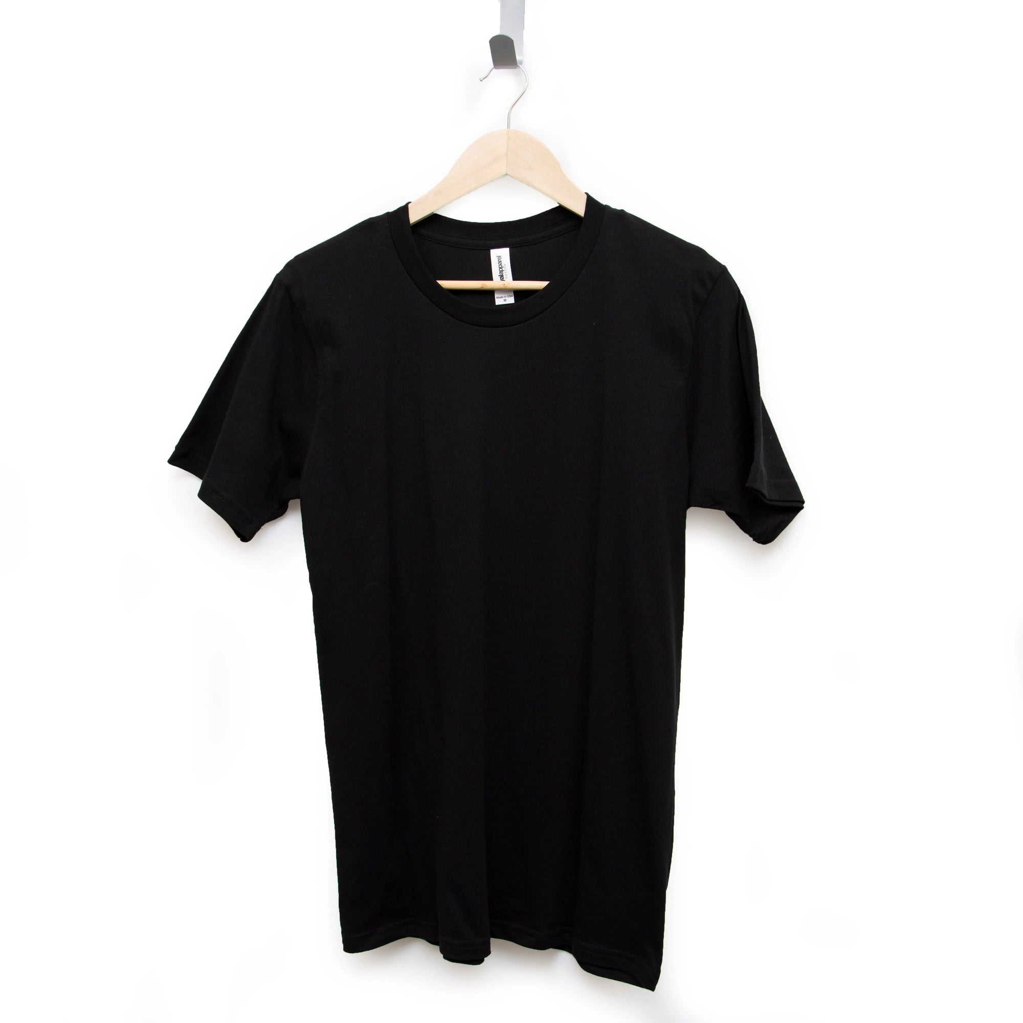 Premium Fine Jersey 100 Cotton T Shirt L White Made in USA
