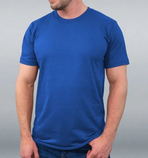 Premium Fine Jersey 100% Cotton T-Shirt Royal Apparel