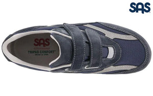 SAS Men's Blue JV Mesh Active Sneaker San Antonio Shoes