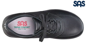 SAS Mens Black Guardian Slip-Resistant Lace Up Shoe San Antonio Shoes