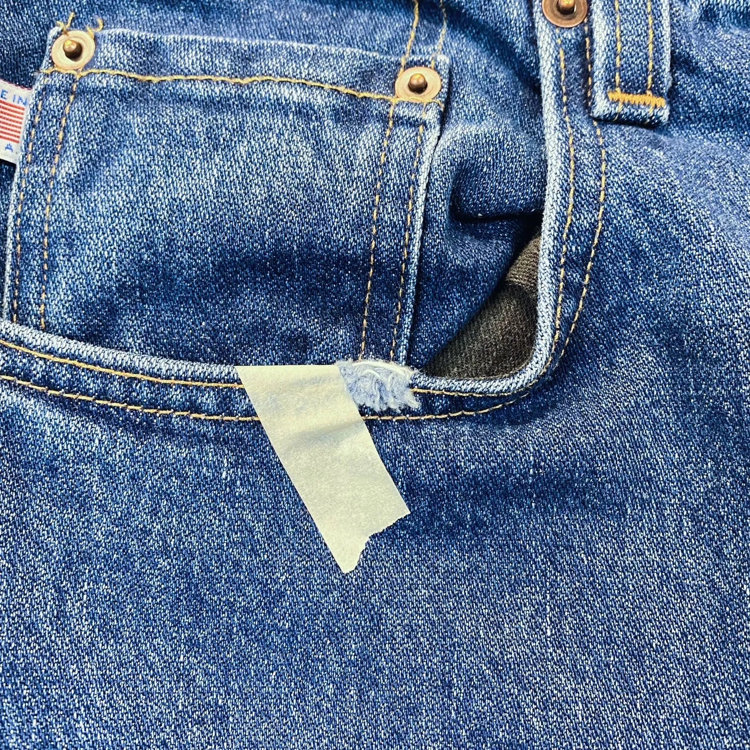 SECONDS - SECAA101L - Men's Original Jean - Medium Stonewash - Made in USA All American Clothing Co.