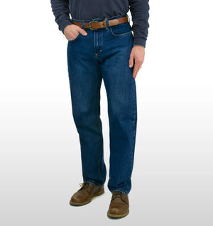 SECONDS - SECAA1873D - All American Men's Classic Jean - Dark Stonewash - Made in USA All American Clothing Co.