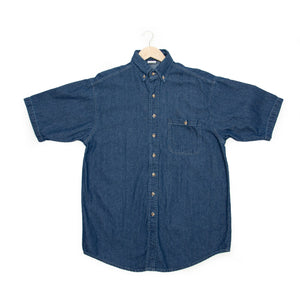Short Sleeve Denim Shirt Union Line