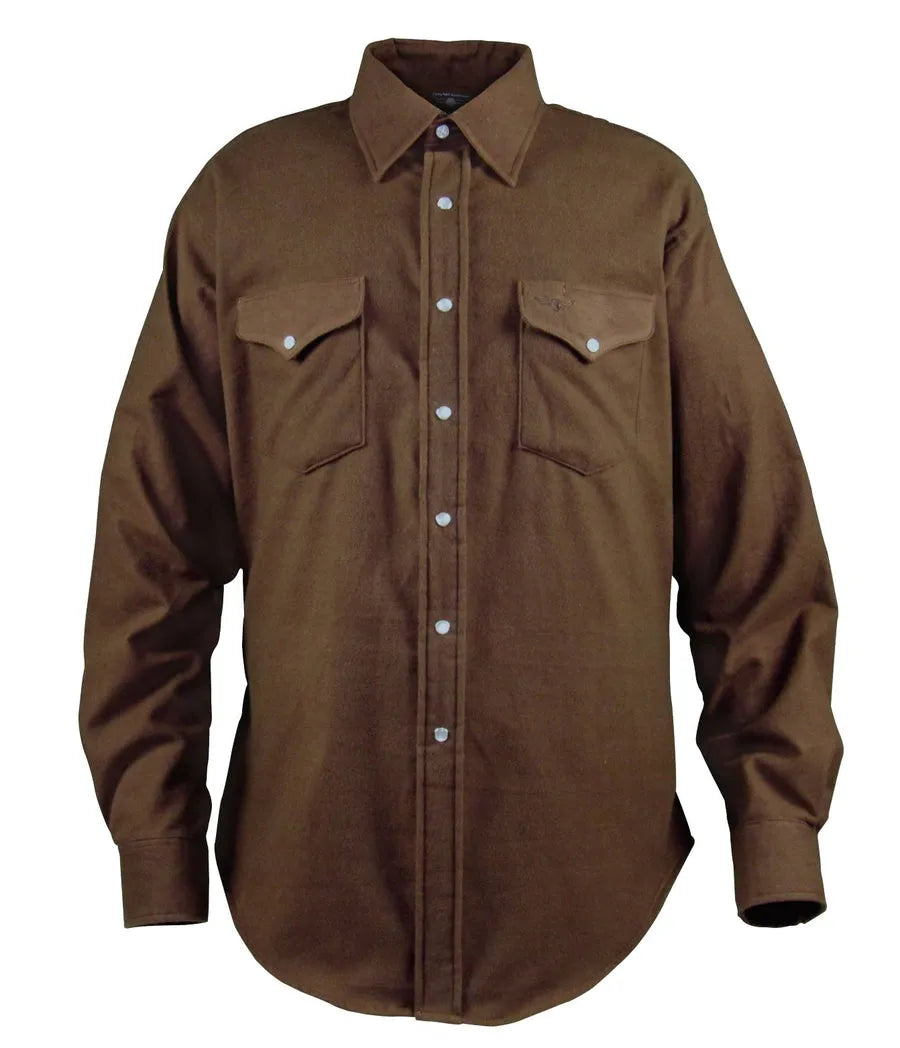 American Apparel Men's Classic Flannel Shirt - Long Sleeve Button-Down - View #6