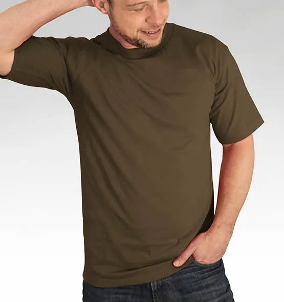 Standard Colored Heavyweight 100% Cotton T-Shirt - Made in USA Bayside