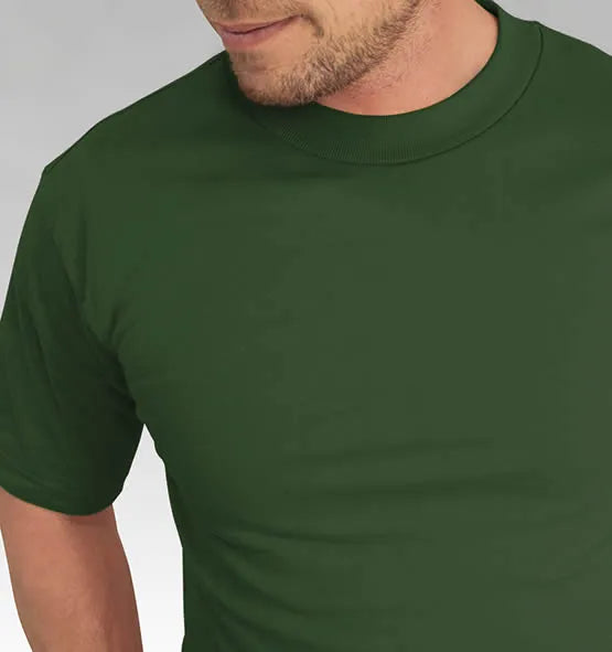 Standard Colored Heavyweight 100% Cotton T-Shirt - Made in USA Bayside