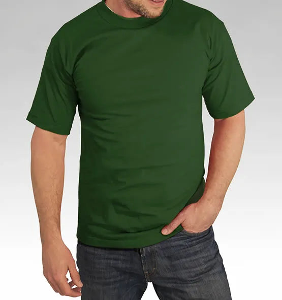 Standard Colored Heavyweight 100% Cotton T-Shirt - Made in USA Bayside