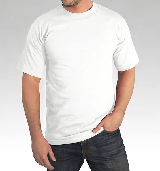 Standard Colored Heavyweight 100% Cotton T-Shirt - Made in USA Bayside
