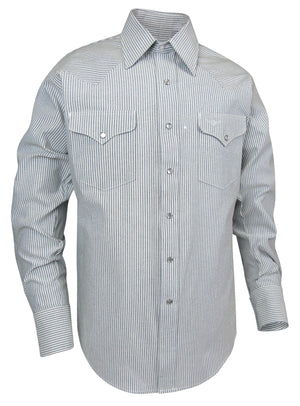 Stockman Stripe Long Sleeve Snap-up Shirt Ruddock