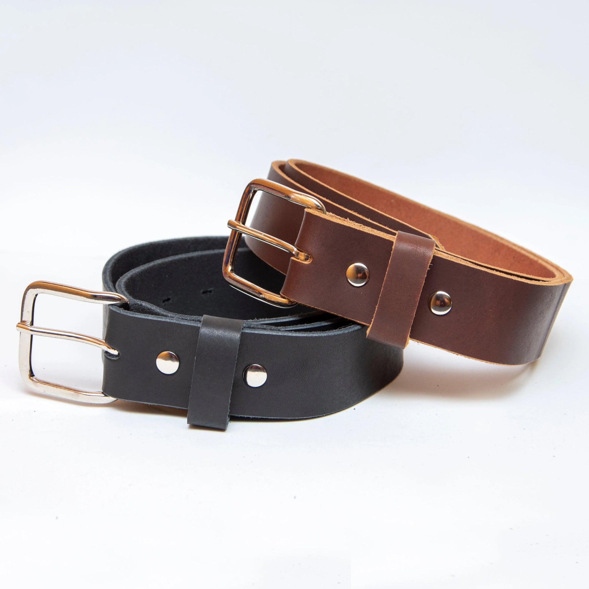 The Journeyman Leather Belt Main Street Forge