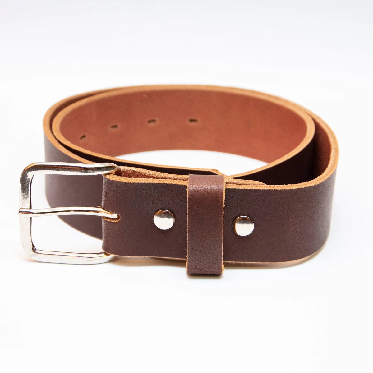 The Journeyman Leather Belt - All American Clothing Co