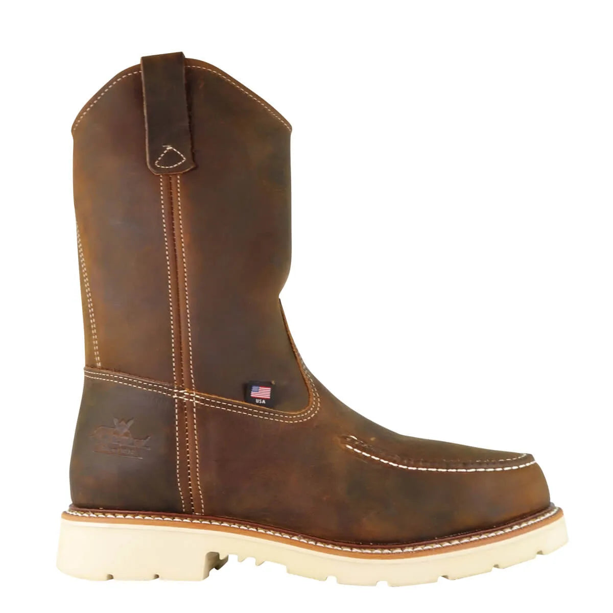 Thorogood American Heritage 804-4205 – Stivali Wellington Punta In Acciaio, Marrone, Taglia 13 EE