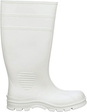 White Steel Toe Chemical Resistant Rubber Boots Heartland Footwear