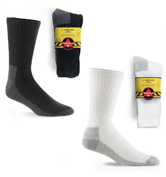 Wigwam At Work Crew Socks - 3 Pack Wigwam