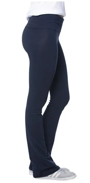 Premium Cotton Spandex Yoga Pants For Women S / Navy Premium Cotton Spandex Yoga Pants For Women S / Navy