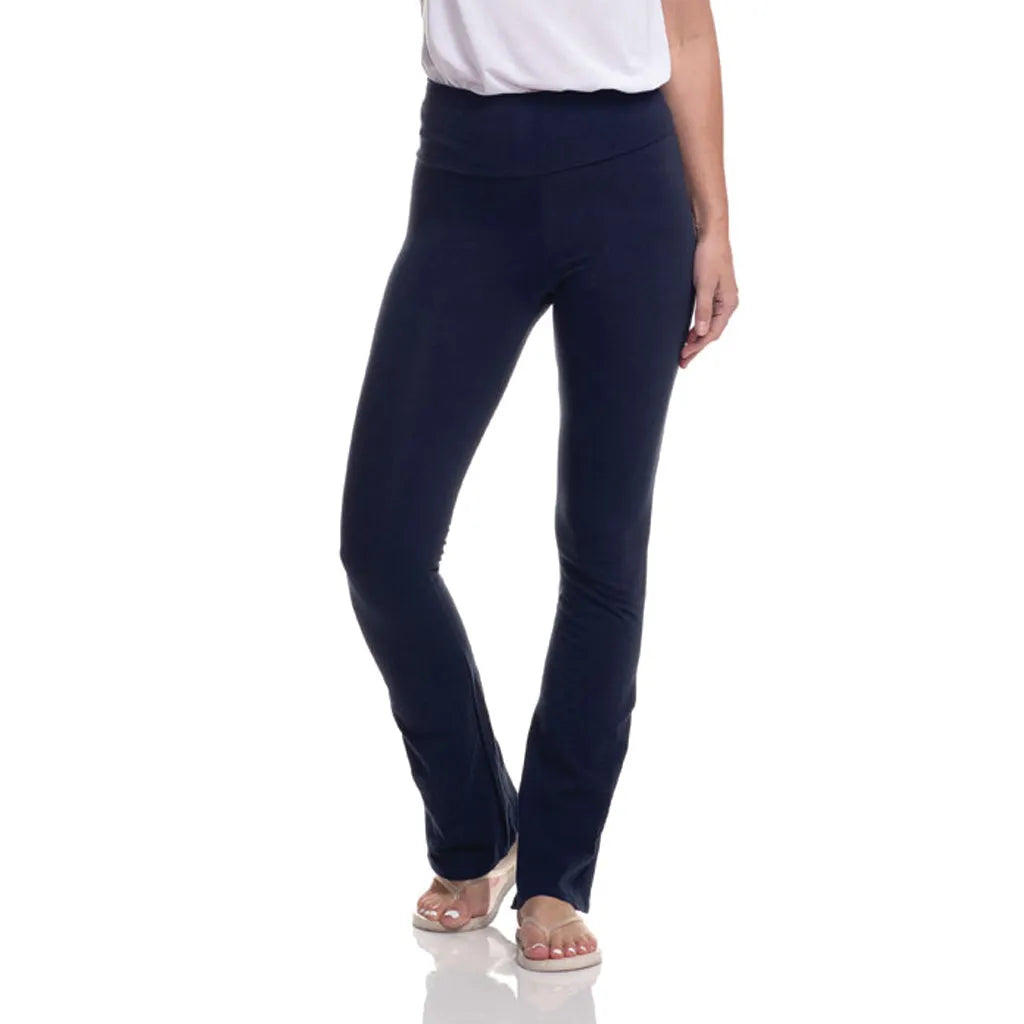 Womens Cotton Spandex Yoga Pant Royal Apparel